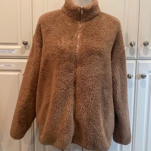 VS PINK Teddy full-zip jacket